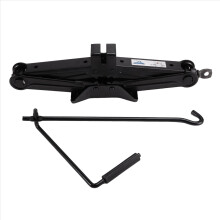 Car Scissor Jack 2 Ton (4000lbs) Capacity Portable Steel Tire with Handle Sedans Coupes Suvs Oversized Base