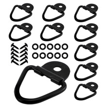 Cargo TieDown Anchors, V-Ring 2inch Diameter Steel Bolt for on Trucks Pickups Anchor