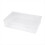 Plastic File Organizer Transparent Square Storage Box A4 L 1