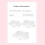 Plastic File Organizer Transparent Square Storage Box A4 L 6