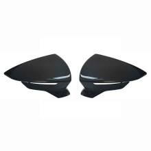 Gloss Black Side Door Wing Mirror Caps Rearview Case Cover for Seat MK3 2013-2020 SEAT Mk5 2017 2018