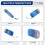 Hand- LED flashlight Lantern dynamo mini emergency home Torch Lamp self-charging hand Light 10