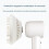 for Gleam and Glory Dryer Curling Hood Diffuser Nozzle White 2