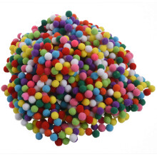 1000 Pcs 10mm Mixed Color Soft Pom Poms Pompoms for kids Crafts