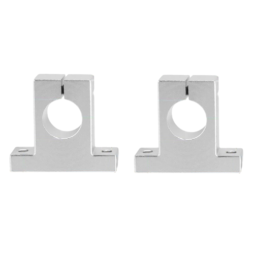 2 Pcs Linear Motion Rail Clamping Rod Guide Support Shaft Bracket Coupling Mount SK10 10mm