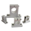2 Pcs Linear Motion Rail Clamping Rod Guide Support Shaft Bracket Coupling Mount SK10 10mm 4