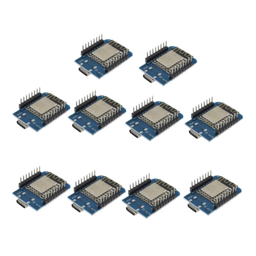10PCS TYPE-C Development Board USB ESP8266 ESP-12F V2 Module WiFi Dev 3.3V with Pin for