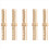 5 pcs Brass Straight Hose Connector Joiner 11