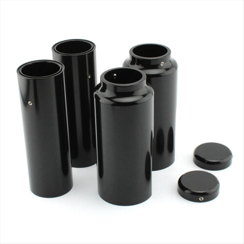 Motorcycle Upper Lower Fork Cover Tubes Caps Kits for Dyna FXD 2006-2017 1