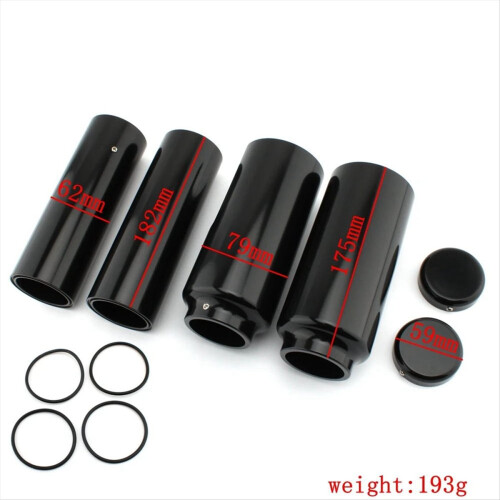 Motorcycle Upper Lower Fork Cover Tubes Caps Kits for Dyna FXD 2006-2017 2