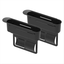 2pcs Retractable Car Seat Storage Box Interior Accessories