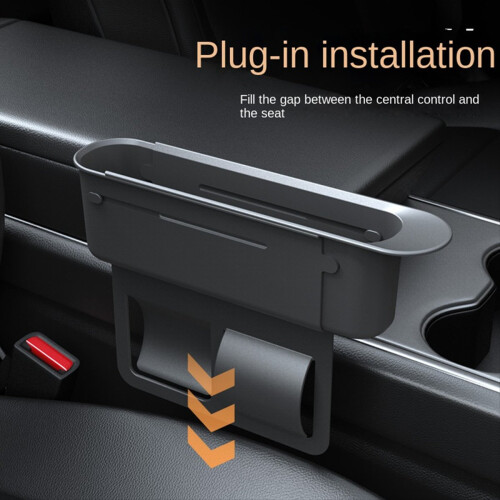 2pcs Retractable Car Seat Storage Box Interior Accessories 2