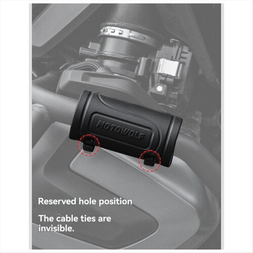 Motorcycle 25mm Engine Guard Fall Prevention Ball Protected Block Crash Bar Bumper Protector Decorative Black 1