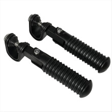 Motorcycle Front Foot Pegs Bracket Rest Pedal Footrest Footpeg for 26mm-31mm Bumper Guard Crash Bar