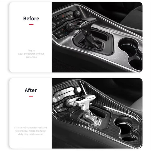 Shift Panel Frame Lever Cover Decoration Transmission Gear for 2015-2024 2