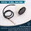 2Inch Universal Gauge Kit, E-1/2-F Pointer Level Meter Kit with LED Backlight, DC 12V Tank 5