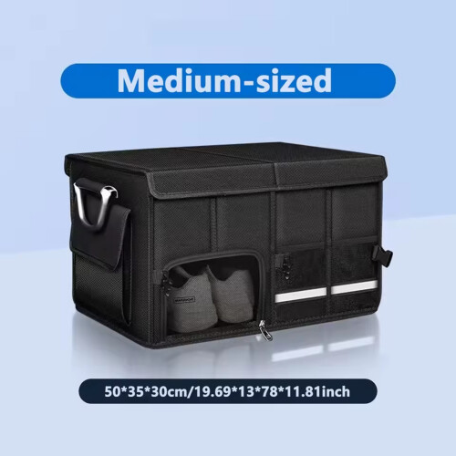 Big Capacity Car Storage Box Universal Trunk Organizer Cargo Tool Auto 2