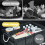 Big Capacity Car Storage Box Universal Trunk Organizer Cargo Tool Auto 7