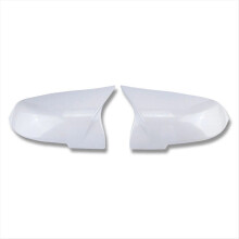 2PCS White M3 Style Side Rear Mirror Cover Caps for F20 F30 F32 F36 X1