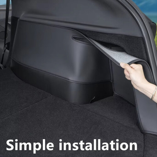 For Model Y 2025 Trunk Mat Full Coverage Both Side Guards Protective Pad Cargo Liner Anti Dirty 2