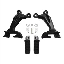 Rear Passenger Footpegs Pegs Brackets Fit for 650/Z650 2017-2023 2022 2021 2020 2019 2018 Motorcycle