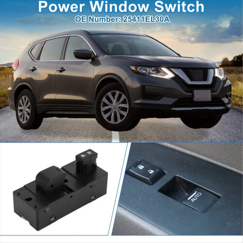Car Accessories Front Side Power Window Switch 25411EL30A for Rogue LHD 1