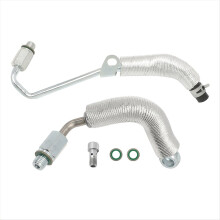2PCS Turbocharger Cooling Feed Line Pipe and Coolant Return Hose 55568031 55567067 for Cruze Encore