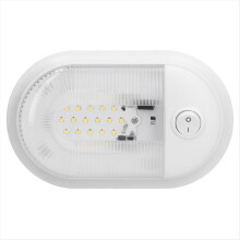 24 LED Interior Dome Light Lamp with Switch for RV Marine 12-24V Power Saving and Environmental Protection