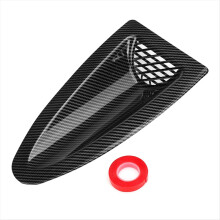 Universal Engine Hood Vent Louvers Air Scoop Bonnet Intake Cover Car Parts Front Carbon Look