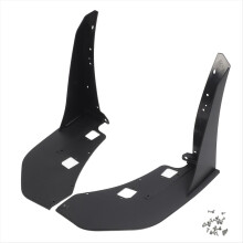 1Pair of Front Bumper Corner Spoiler Black Prevent Collision Side Winglet for GT500 2014 to 2021
