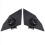 Car Interior Front Tweeter Refitting Speaker Boxes Dashboard Audio Cover Cap Panel for IZOA 19-21 1
