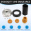 31336788776 31336776554 Front Strut Mount Rubber Buffer Spring Pads Protection Kit for X5 E70 X6 E71 5