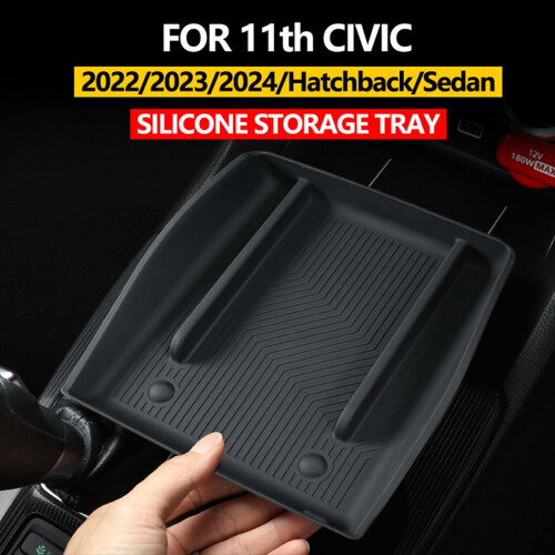 For 2022-2025 11th Wireless Silicone Protective Pad for Central Storage Compartment 2