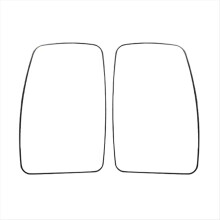 Car Reversing Mirror Lens Glass 963662420R 963652420R for Master 3 NV400 Movano
