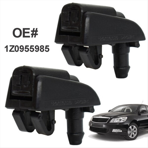 2PCS Windshield Windscreen Washer Nozzle Jet 1Z0955985 for 2004-2015 1