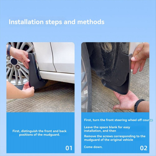 Car Mudguard Mud Flaps Splash Sedan 2012- Tire Accessories 1