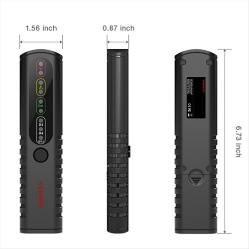 BF100 Car Brake Fluid Tester 12V Oil Tool Support DOT3 DOT4 DOT5.1 with LED Indicator Check Display 2