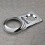 Motorcycle Dash Panel Insert Cover Trim for Dyna Softail Fat Boy Accessories Chrome 5