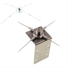 UHFJ Antenna Bracket 10-1300MHz Ground Redical for Car Mobile Radio SO239-SO239 RE05 Strengthen