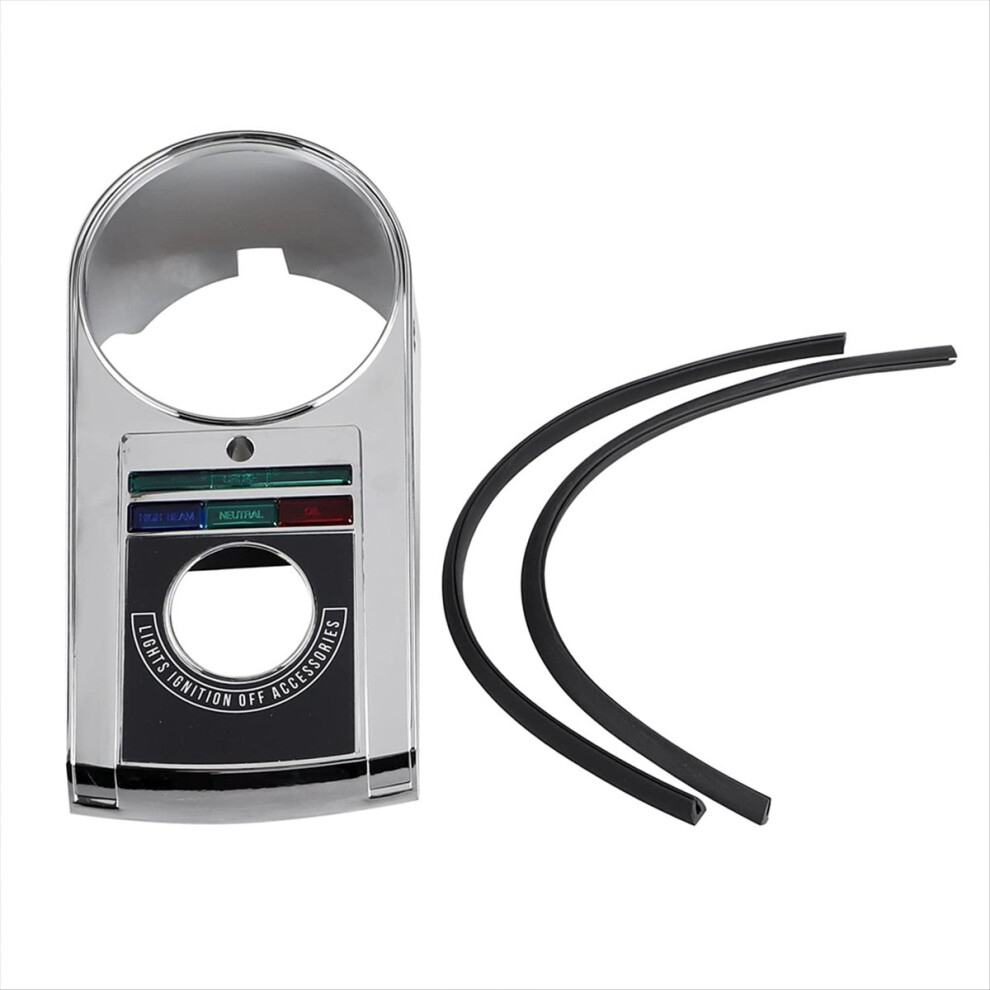 Motorcycle Speedometer Dash Cover Panel for Softail Springer Glide Fat Boy FLSTF Chrome-image-OPC-PN7FQ7C-NEW