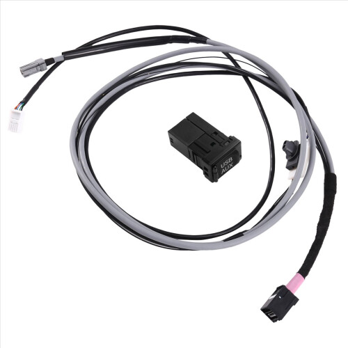 USB AUX Interface Switch 5 Pin Plug Adapter Harness Cable Kit for Verso 2