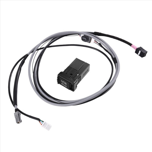 USB AUX Interface Switch 5 Pin Plug Adapter Harness Cable Kit for Verso 1