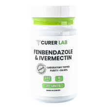 Fenbendazol 222 mg s Ivermektínom 6 mg | >99,90 % čistota | Laboratórne testované | 30 jednotiek