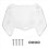 Motorcycle Windshield Windscreen Wind Shield Accessories for TMAX 560 2022-2026 Transparent 1