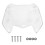 Motorcycle Windshield Windscreen Wind Shield Accessories for TMAX 560 2022-2026 Transparent 11