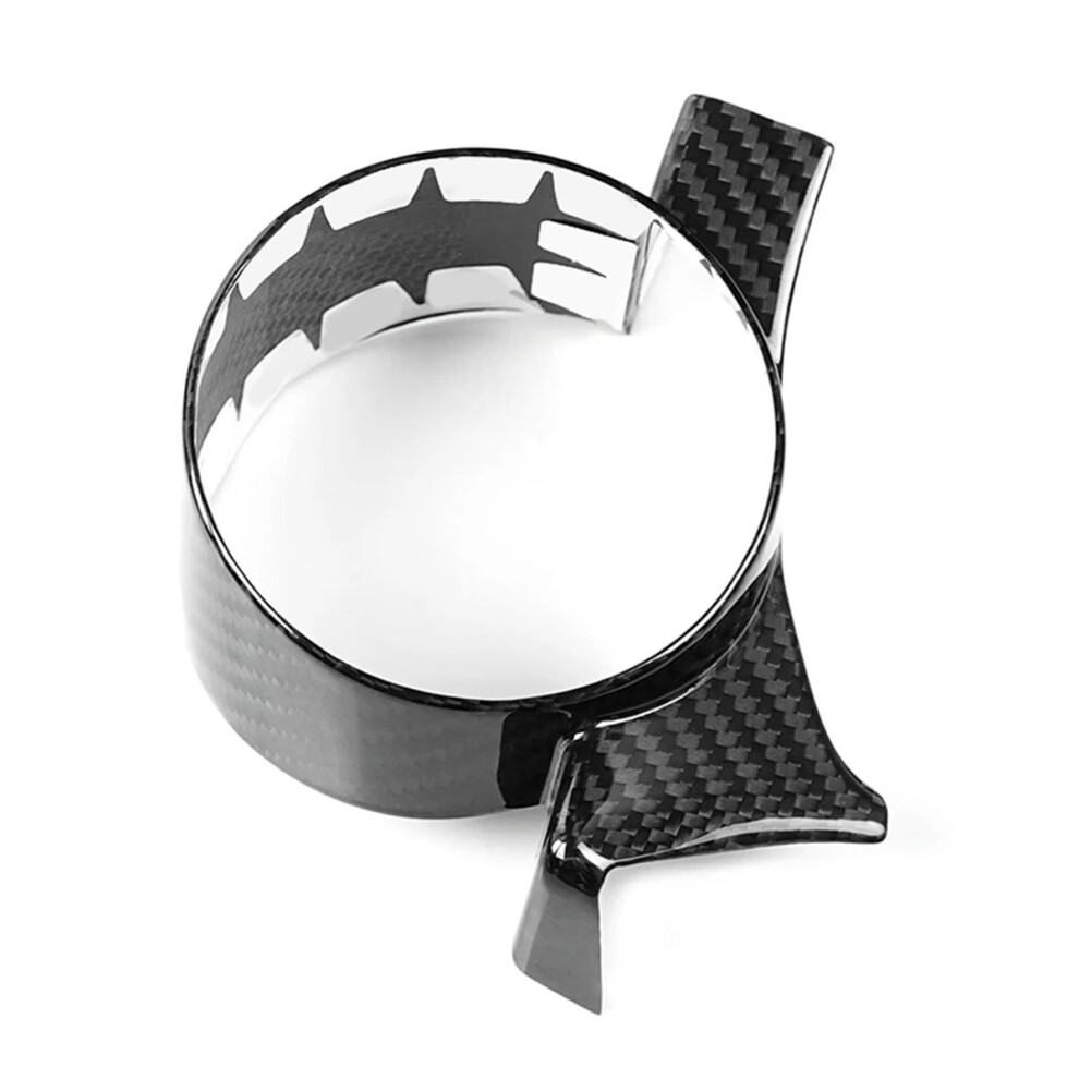 Real Hard Carbon Fiber Car Boost Gauge Sticker For 595 695 Lhd 2012-2025 4854193997533