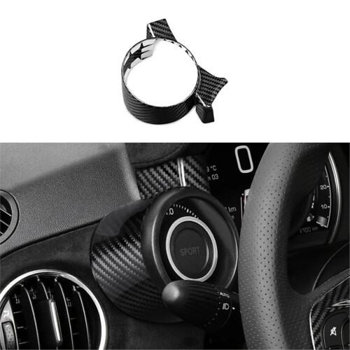 Echte harde koolstofvezel auto boostmeter sticker voor 595 695 LHD 2012-2025 2