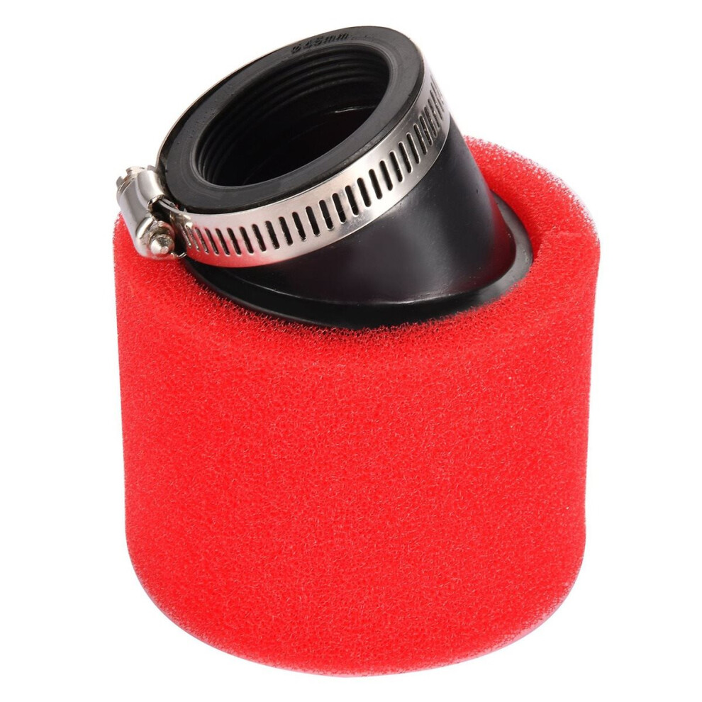 Air Filter 45Mm Foam Sponge Cleaner For Moped Scooter Dirt Pit Bike Motorcycle Atv Red 4854193970123