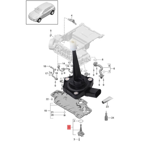 94660617000 Motoroliepeilsensor voor 92a 2011-2016 1