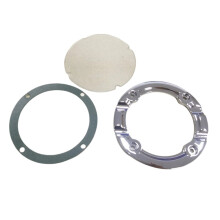 Kit de trappe d'admission transparente chromée pour filtres à air Hyperchargers standard et à gorge de sang